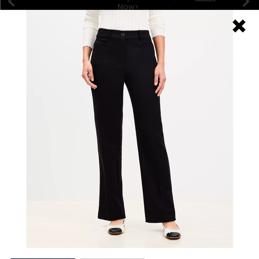 LOFT Black Boot Cut Women's Pants